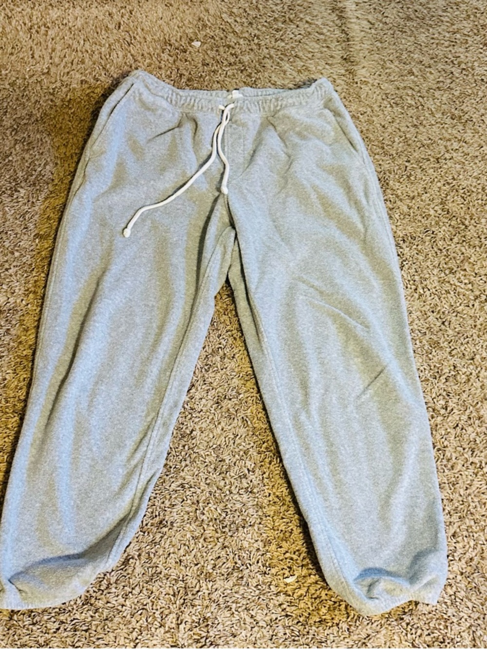 aerie Gray fleece sweatpants small short